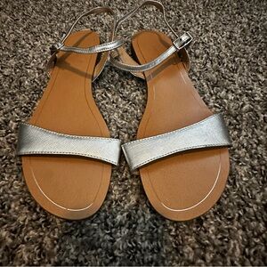 Banana Republic Silver Sandals